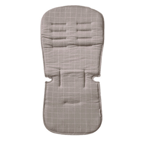 MINENE Βαμβακερό Κάλυμμα Καροτσιού Stripes Beige