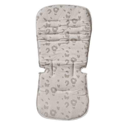 MINENE Βαμβακερό Κάλυμμα Καροτσιού Leopard Stone