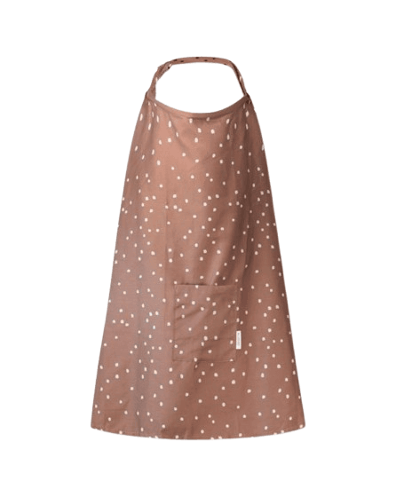 MINENE Ποδιά Κάλυμμα Θηλασμού Brown Dots