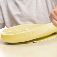 MINIKOIOI Πιάτο Σιλικόνης Με Χωρίσματα Και Βεντούζα Portions Grey (6+ μηνών)