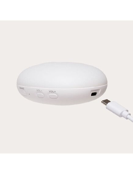 MOONIE Μουσικό Επαναφορτιζόμενο Παιχνίδι Ύπνου Με Λευκούς Ήχους Λαγουδάκι Cream Bunny