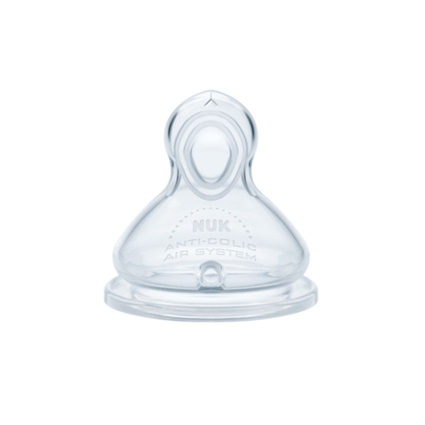 NUK Θηλή Σιλικόνης First Choice Plus Μεγάλη Οπή Flow Control (6-18 μηνών)