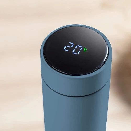 NUVITA Ανοξείδωτος Θερμός Υγρών Για Μωρά Με Θερμοκρασία Powder Blue 500ml