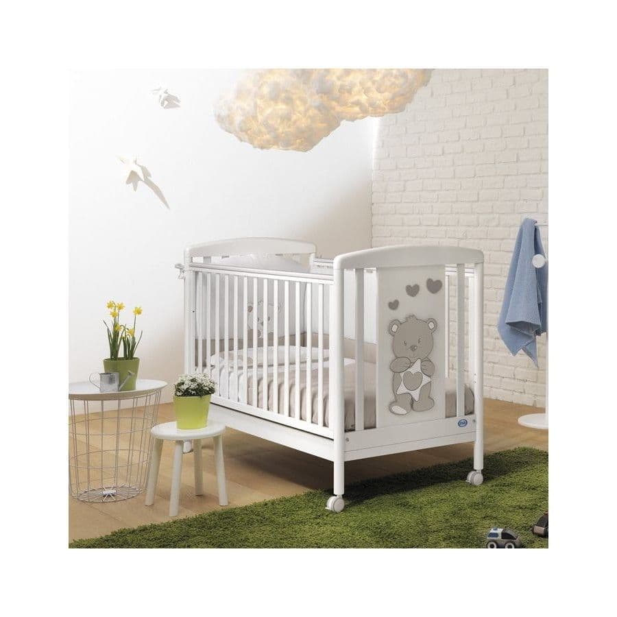 PALI Βρεφικό Κρεβάτι Με Συρτάρι Love Bianco