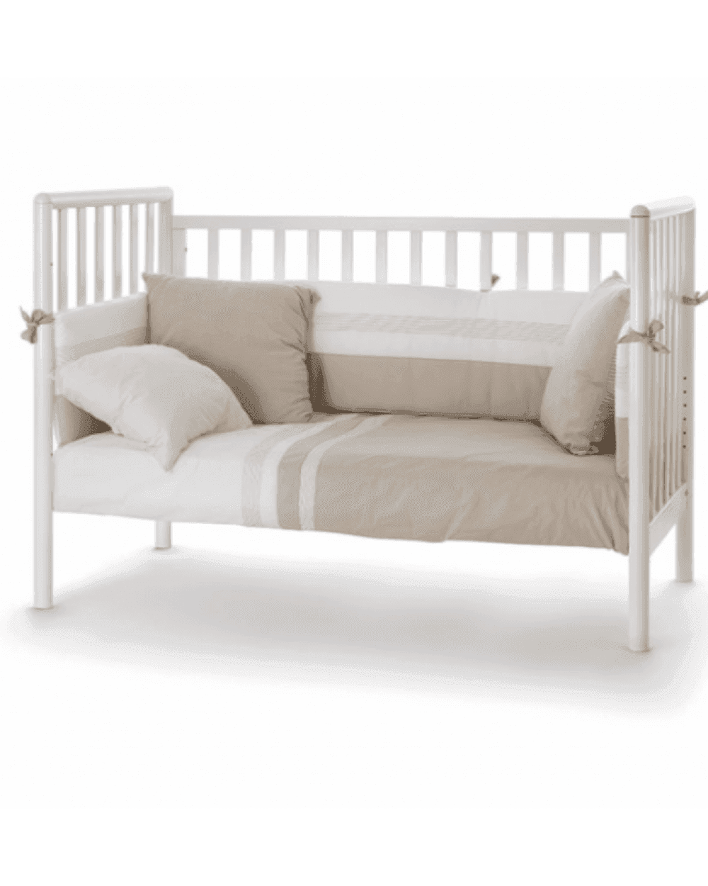 PALI Μετατρεπόμενο Βρεφικό Κρεβάτι Flippy Bianco Naturale