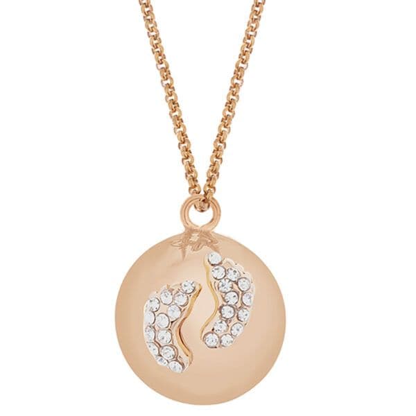 PROUD MAMA Μενταγιόν Εγκυμοσύνης Bola Babybell Glowing Πατουσάκια Pink