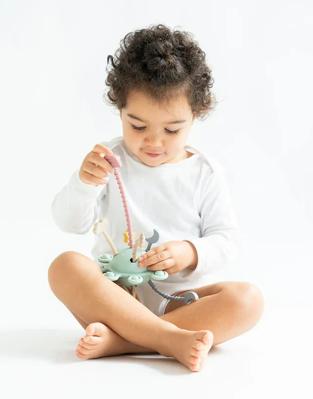 SARO Εκπαιδευτικό Μασητικό Παιχνίδι Σιλικόνης Planet Fun Mint (10+ μηνών)