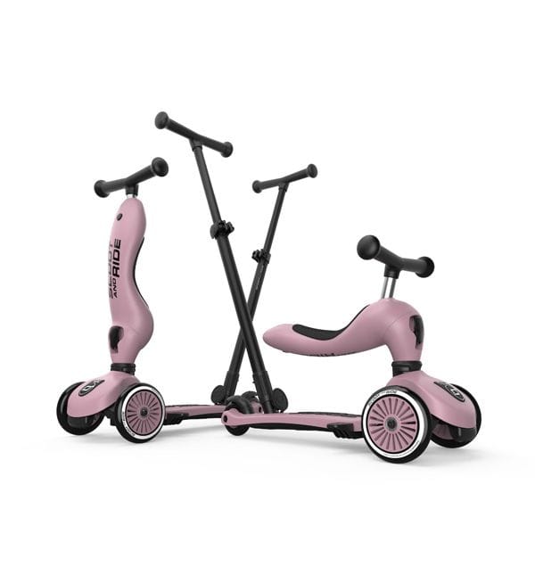 SCOOT & RIDE Παιδικό Πατίνι HighWayKick 1 Push and Go Wildberry (12+ μηνών)