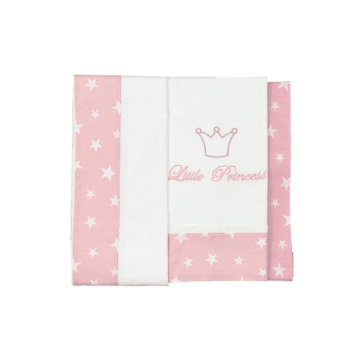 BABY STAR Σετ Σεντόνια Λίκνου Princess (3 Τεμάχια)