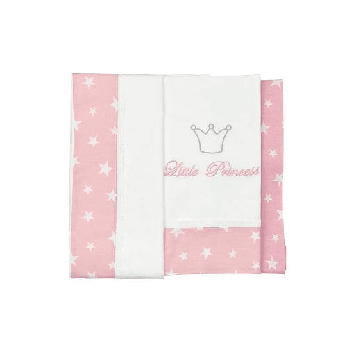 BABY STAR Σετ Σεντόνια Λίκνου Princess (3 Τεμάχια)