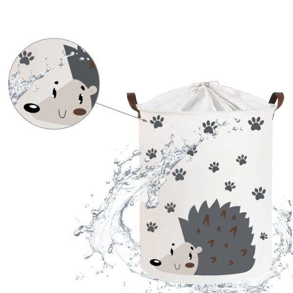 SIPO Στρογγυλό Καλάθι Αποθήκευσης Παιχνιδιών Σκαντζόχοιρος (43L)