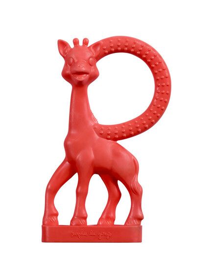 SOPHIE THE GIRAFFE Μασητικό Oδοντοφυΐας Σόφη Καμηλοπάρδαλη Με Γεύση Βανίλια Red (3+ μηνών)