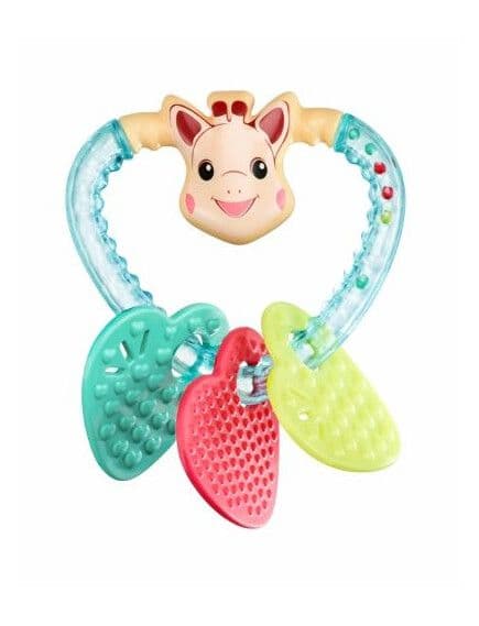 SOPHIE THE GIRAFFE Βρεφική Μασητική Κουδουνίστρα Καρδούλα Σόφη (3+ μηνών)