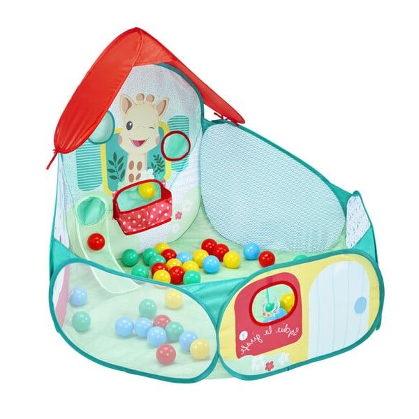 SOPHIE THE GIRAFFE Αναδιπλούμενη Μπαλοπισίνα Με Μπαλάκια Σόφη Η Καμηλοπάρδαλη