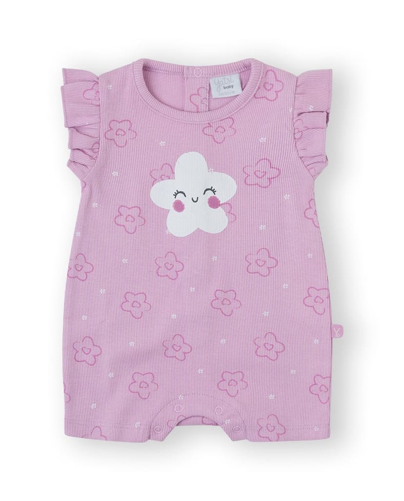 YATSI BABY Βρεφικό Κοντομάνικο Φορμάκι Mini Cute Girl