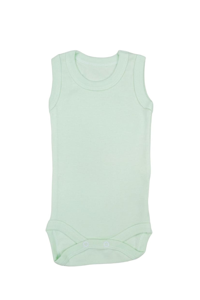FIGLIO BINO Βρεφικό Εσώρουχο Κορμάκι Αμάνικο Mint