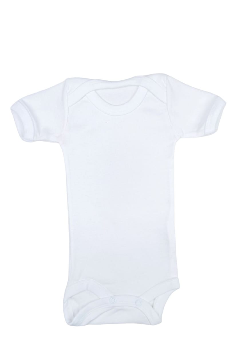 FIGLIO BINO Βρεφικό Εσώρουχο Κορμάκι Κοντό Μανίκι White