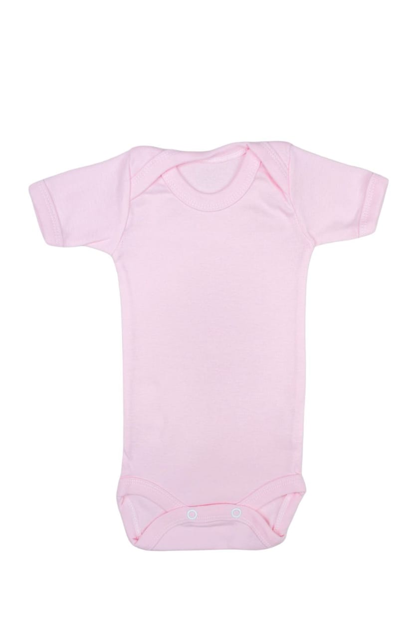 FIGLIO BINO Βρεφικό Εσώρουχο Κορμάκι Κοντό Μανίκι Pink