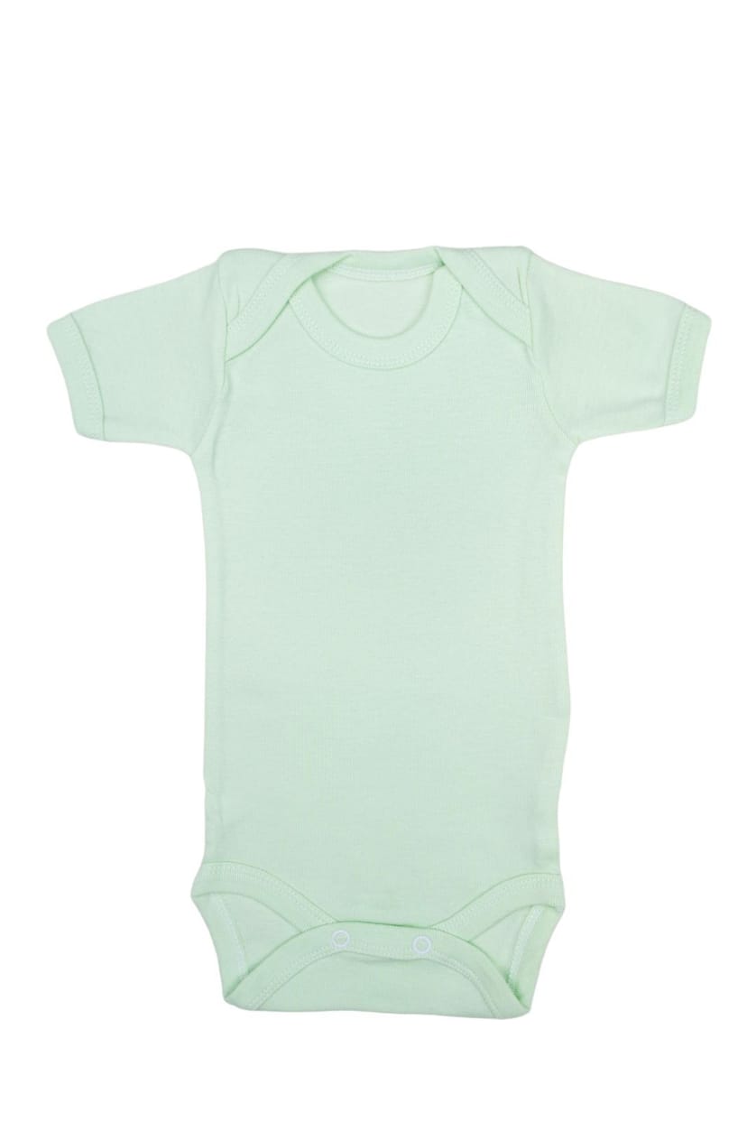 FIGLIO BINO Βρεφικό Εσώρουχο Κορμάκι Κοντό Μανίκι Mint