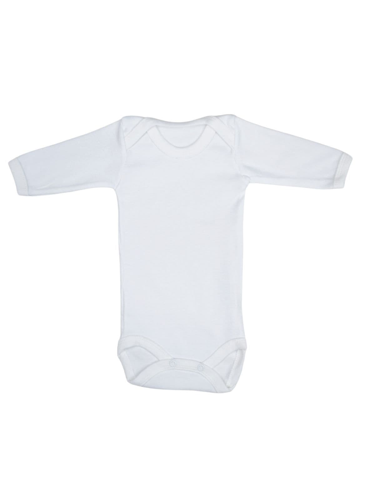 FIGLIO BINO Βρεφικό Εσώρουχο Κορμάκι Μακρύ Μανίκι White