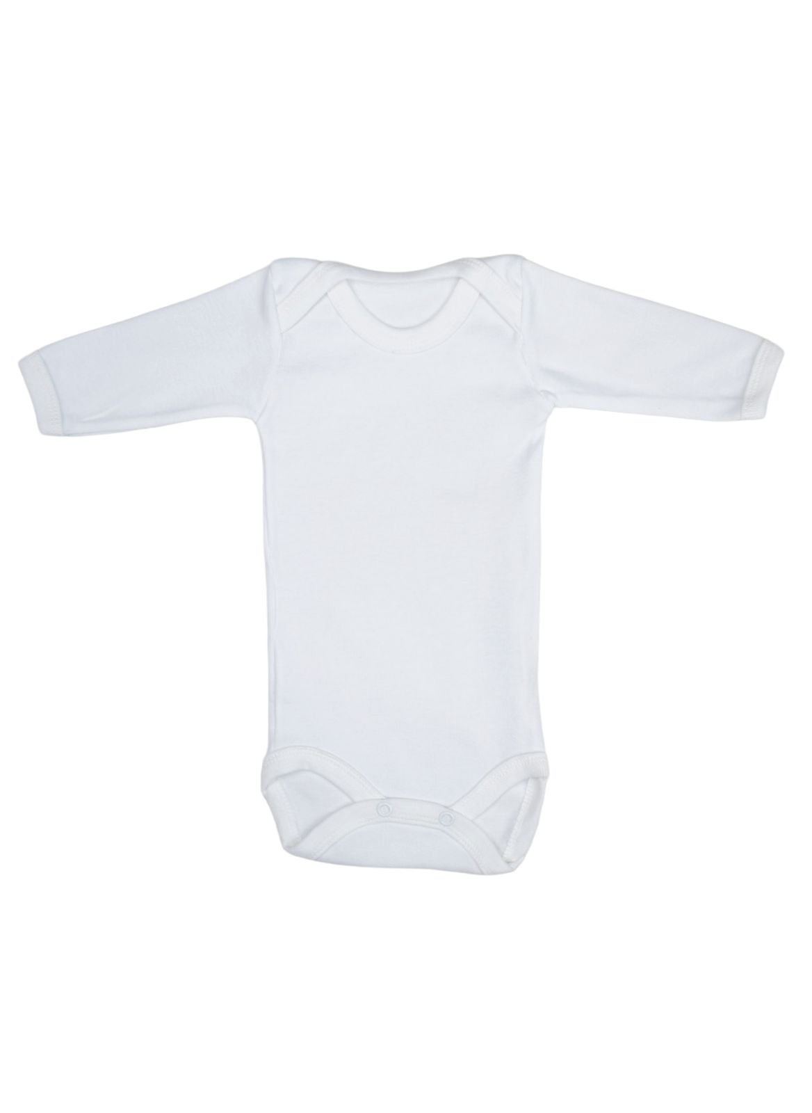 FIGLIO BINO Βρεφικό Εσώρουχο Κορμάκι Μακρύ Μανίκι White