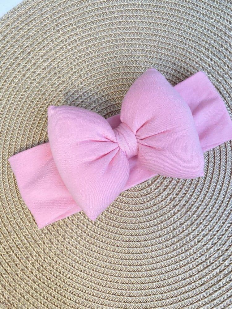 STAMATIS BEBE Βρεφική Κορδέλα Για Μωρά Με Μεγάλο Φιόγκο Barbie Pink