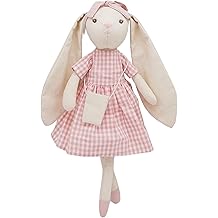 GAMBERITTOS Βρεφική Πάνινη Κούκλα Αγκαλιάς Λαγουδάκι Ροζ