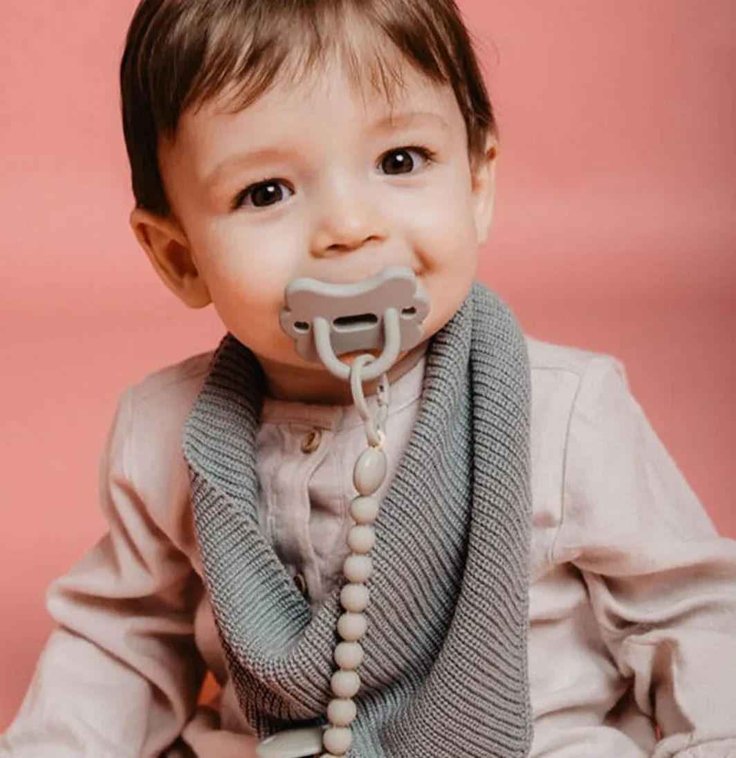 SUAVINEX Κλιπ Πιπίλας Σιλικόνης Με Χάντρες Ballad Blue