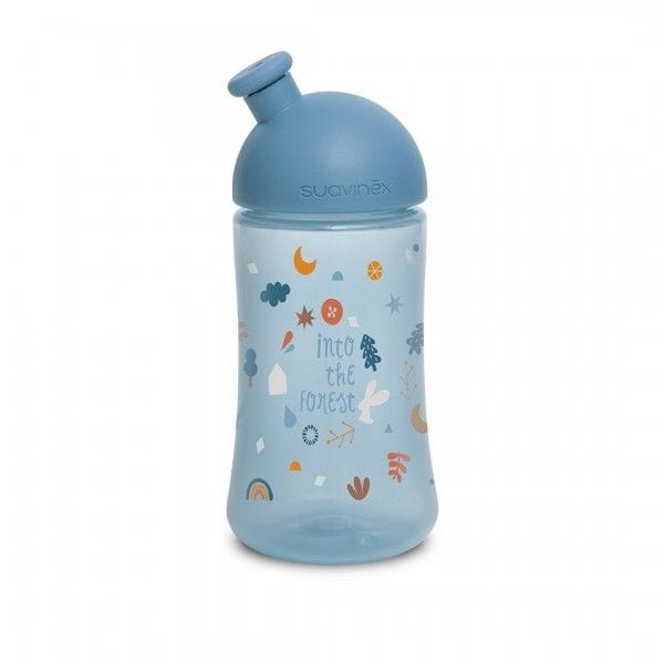 SUAVINEX Παιδικό Παγούρι Με Σκληρό Στόμιο Sporty Spout Forest Blue 270ml (12+ μηνών)