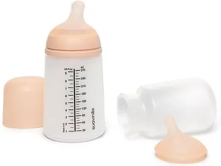 SUAVINEX Πλαστικό Μπιμπερό Anti-Colic Με Θηλή Σιλικόνης SX-Pro Zero Zero 270ml (3+ μηνών)