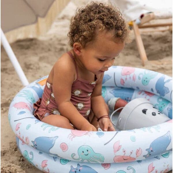 SWIM ESSENTIALS Παιδική Φουσκωτή Πισίνα 60εκ. Animals Printed (1-3 ετών)