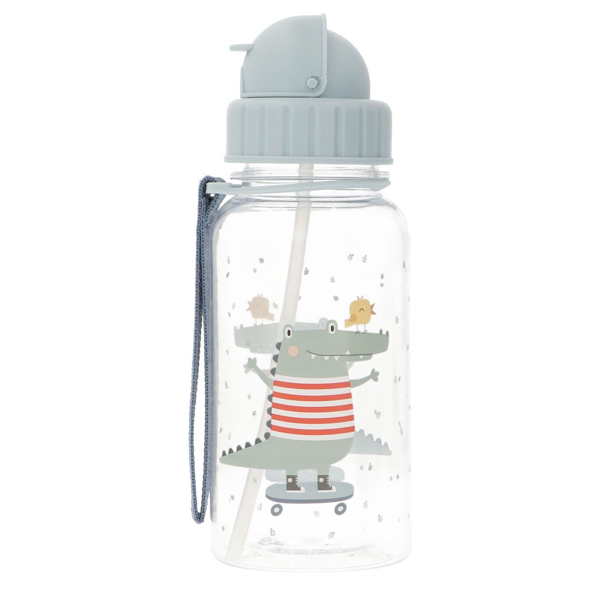 TUTETE Παιδικό Παγούρι Με Καλαμάκι Croc Tritan 500ml (12+ μηνών)