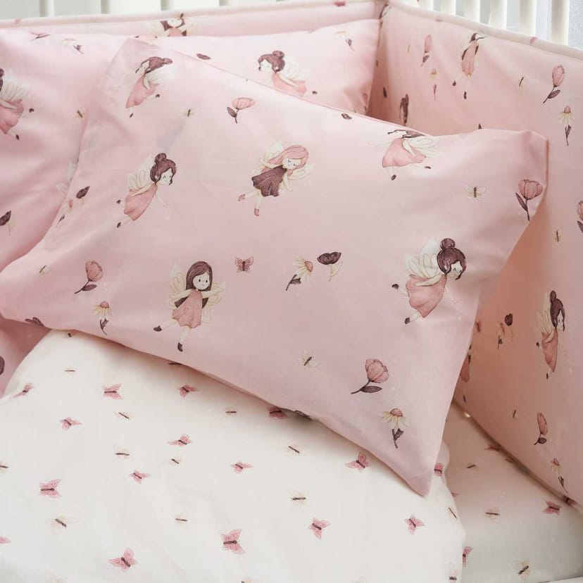 VESTA HOME Σετ Σεντόνια Κούνιας Fairy (3 Τεμάχια)