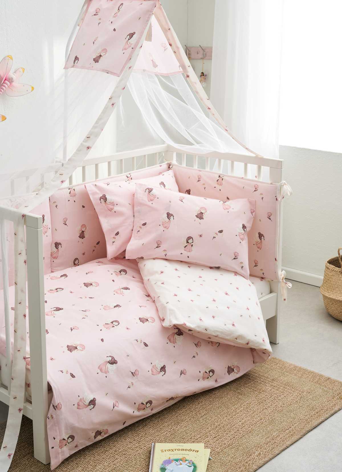 VESTA HOME Σετ Σεντόνια Κούνιας Fairy (3 Τεμάχια)