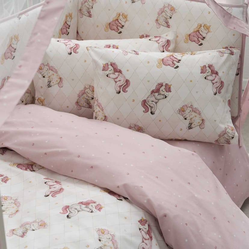 VESTA HOME Σετ Σεντόνια Κούνιας Simona (3 Τεμάχια)