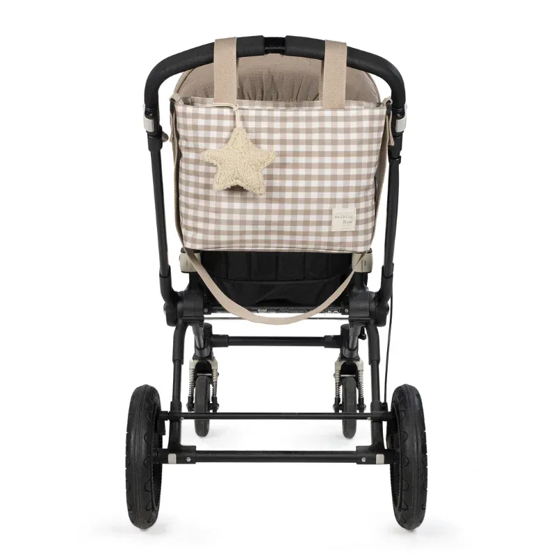 WALKING MUM Τσάντα Αλλαξιέρα Μαμάς Mini Caetana Μπεζ