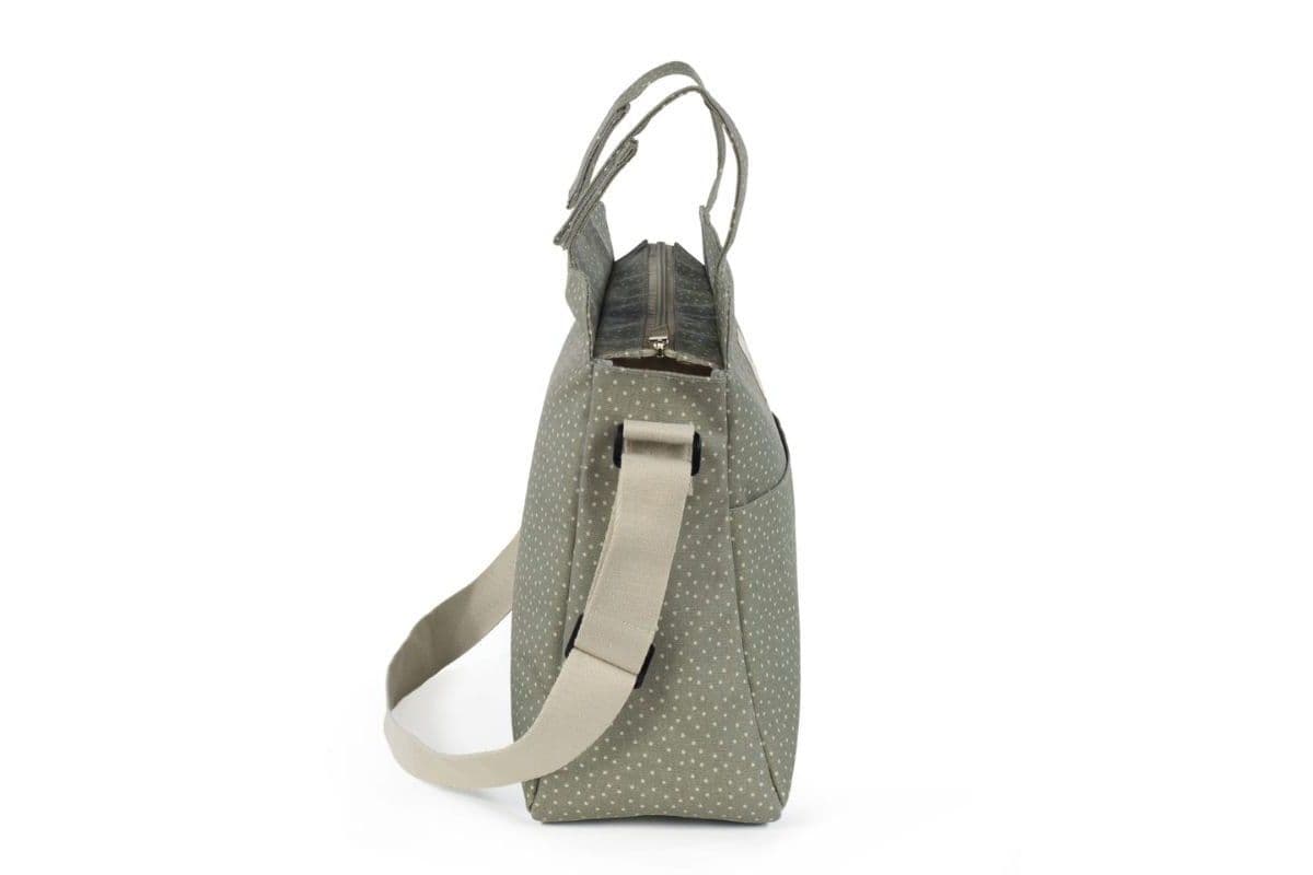 WALKING MUM Τσάντα Αλλαξιέρα Μαμάς Poppy Olive Πουά